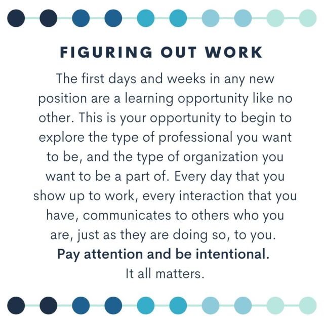 Figuring out a new workplace in your first job after college is difficult! 

That’s why we created an online course for new graduates and @wfualumni called Year One. 🎩

In Module One: Figuring Out Work, we help you:

🗂 Figure out the norms and rules for behavior in your workplace

👥Identify 3-5 people for informal convos to learn about work

📝Set 3-4 learning goals for the next 6 months

Click the 🔗 in our bio to learn more and register for this 💥free💥 self-paced course! 

💡BONUS: Filter all of the expert advice posts on the home page of our website by “Year One” to see even more resources to help you successfully navigate your first job after college.